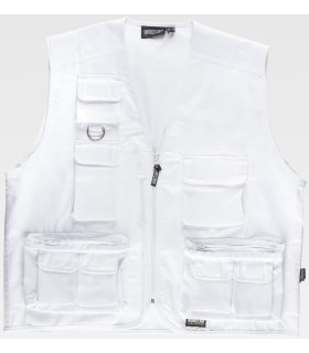 Chaleco tipo safari multibolsillos S3100. Workteam3