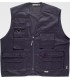 Chaleco tipo safari multibolsillos S3100. Workteam9