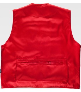 Chaleco tipo safari multibolsillos S3100. Workteam12