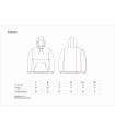 Sudadera tipo canguro unisex con capucha S5506. Workteam20