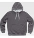 Sudadera bicolor tipo canguro unisex con capucha S5570. Workteam3