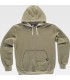 Sudadera bicolor tipo canguro unisex con capucha S5570. Workteam11