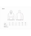 Sudadera bicolor tipo canguro unisex con capucha S5570. Workteam13