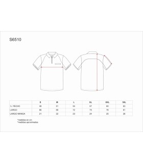 Polo en tejido Workdry S6510. Workteam13