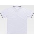 Polo en tejido Waffle bicolor S6540. Workteam4