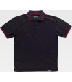 Polo en tejido Waffle bicolor S6540. Workteam7