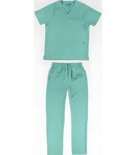Conjunto sanitario de Casaca + Pantalón microfibra B9130. Workteam2