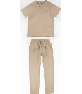 Conjunto sanitario de Casaca + Pantalón microfibra B9130. Workteam7