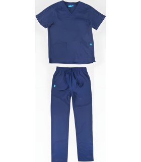 Conjunto sanitario de Casaca + Pantalón microfibra B9130. Workteam11