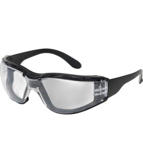 Gafa de seguridad sin montura y patillas negras 250-01-F020-EN Pack 12 und. Bouton