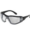 Gafa de seguridad sin montura y patillas negras 250-01-F020-EN Pack 12 und. Bouton