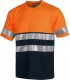 Camiseta C3941 de manga corta. Alta Visibilidad. Sin bolsillos.