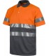 Polo bicolor reflectante de alta visibilidad certificado C3860. Workteam4