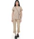 Casaca de mujer entallada y cruzada B9510. Workteam3