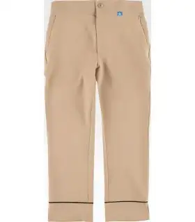 Pantalón tobillero de mujer con cintura elástica B9520. Workteam4