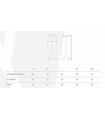 Pantalón tobillero de mujer con cintura elástica B9520. Workteam7
