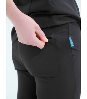 Pantalón de mujer de tejido elástico B9521. Workteam5