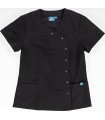 Casaca de mujer entallada y cruzada B9512. Workteam7