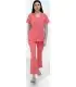 Casaca de mujer entallada y cruzada B9512. Workteam11