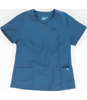 Casaca de mujer entallada y cruzada B9512. Workteam12