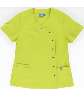 Casaca de mujer entallada y cruzada B9512. Workteam14