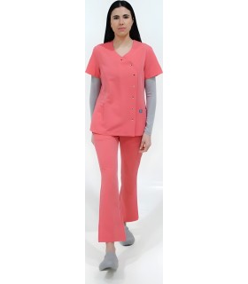Pantalón de mujer de tejido elástico B9522. Workteam18