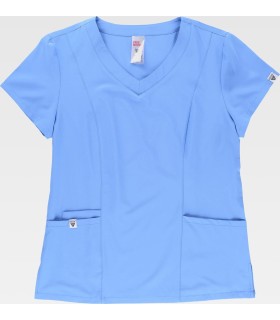 Casaca de mujer elástica y entallada B6955. Workteam5