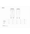 Pantalón sanitario de mujer elástico B6930. Workteam55
