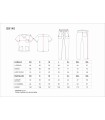Pijama sanitario elástico B9140 Casaca + Pantalón. Workteam20