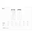 Pantalón elástico con bolsillo en pierna B6910. Workteam9