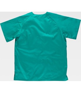 Casaca unisex de cierre botones B9400. Workteam4