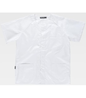 Casaca unisex de cierre botones B9400. Workteam5