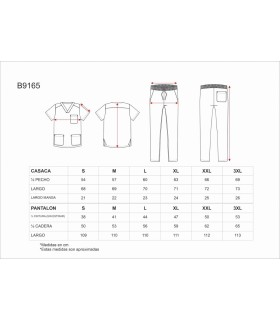 Conjunto sanitario lavable a 65º B9165. Workteam3