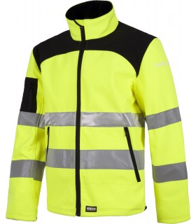 Chaqueta Workshell de alta visibilidad con tejido Ripstop C2930. Workteam1