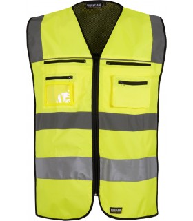 Chaleco de alta visibilidad con tejido oxford C2901. Workteam1