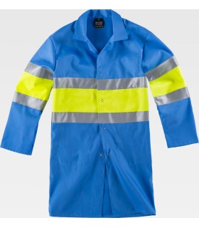 Bata certificada de alta visibilidad C7102. Workteam3