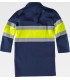Bata certificada de alta visibilidad C7102. Workteam6