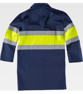 Bata certificada de alta visibilidad C7102. Workteam6