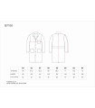 Bata unisex con cierre de botones B7100. Workteam11