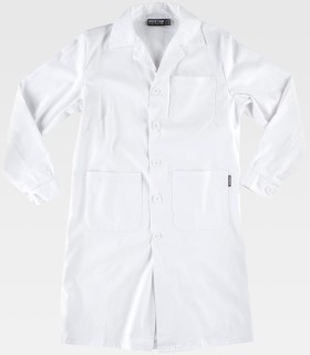 Bata de algodón para mujer B6111. Workteam1