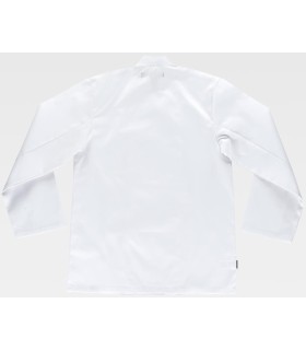 Chaqueta de cocina de doble botón B9002. Workteam4