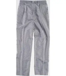 Pantalón en tejido de pata de gallo B1426. Workteam1