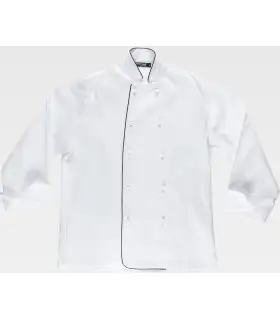 Chaqueta de cocina unisex combinada B9206. Workteam3