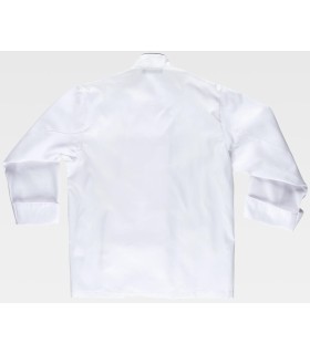 Chaqueta de cocina unisex combinada B9206. Workteam4