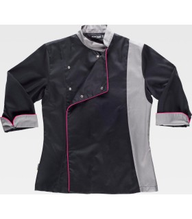 Chaqueta para cocina de mujer B9241. Workteam1