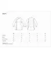 Chaqueta para cocina de mujer B9241. Workteam3