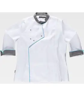 Chaqueta para cocina de mujer B9242. Workteam1