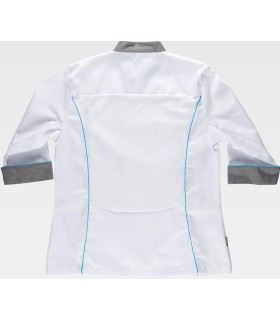 Chaqueta para cocina de mujer B9242. Workteam2
