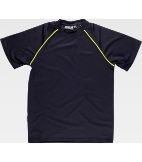 Camiseta técnica combinada S6640. Workteam1