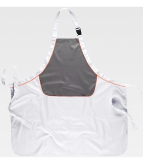 Delantal con peto combinado con un bolsillo M540. Workteam2